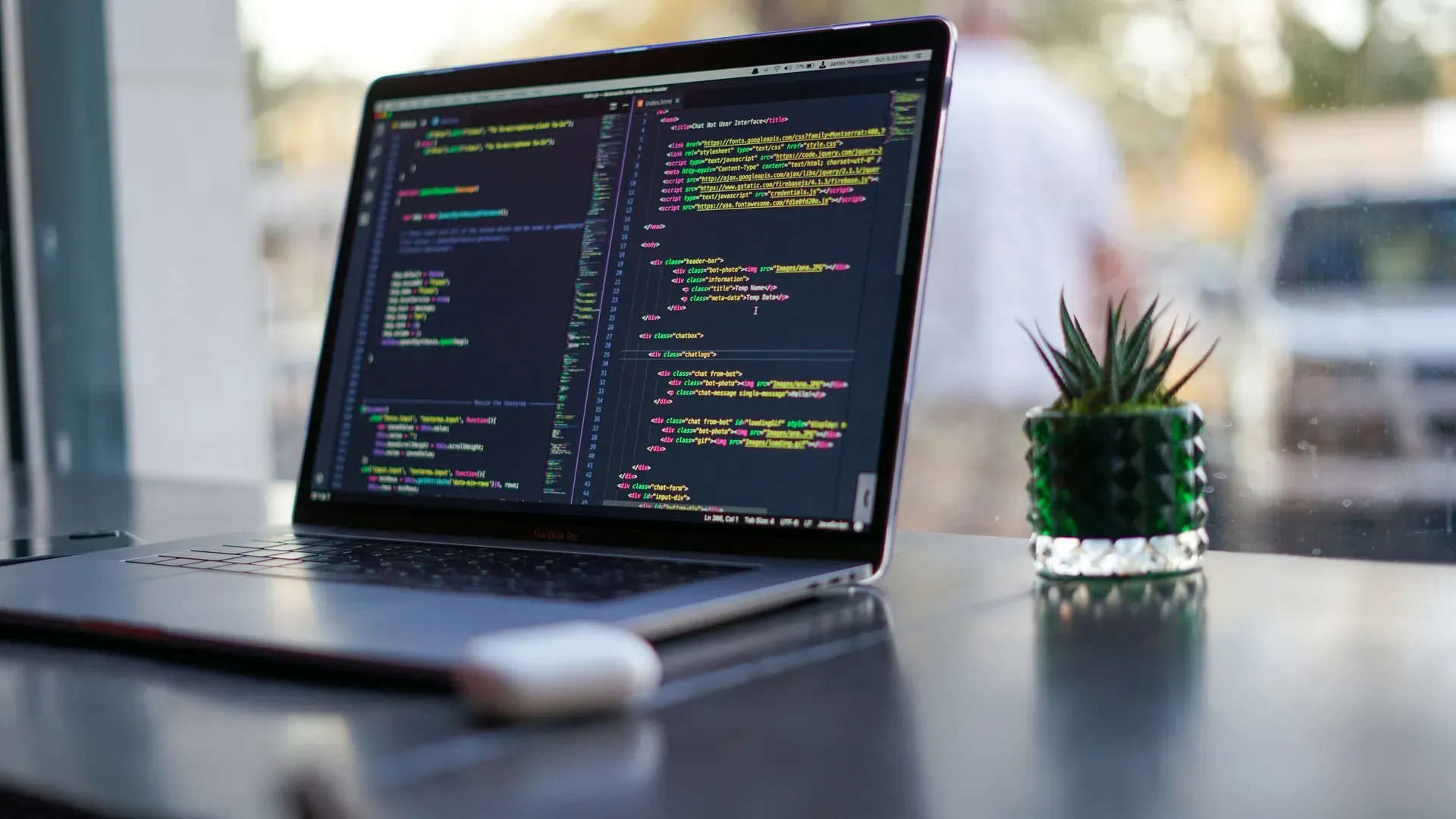 Engineer writing production code